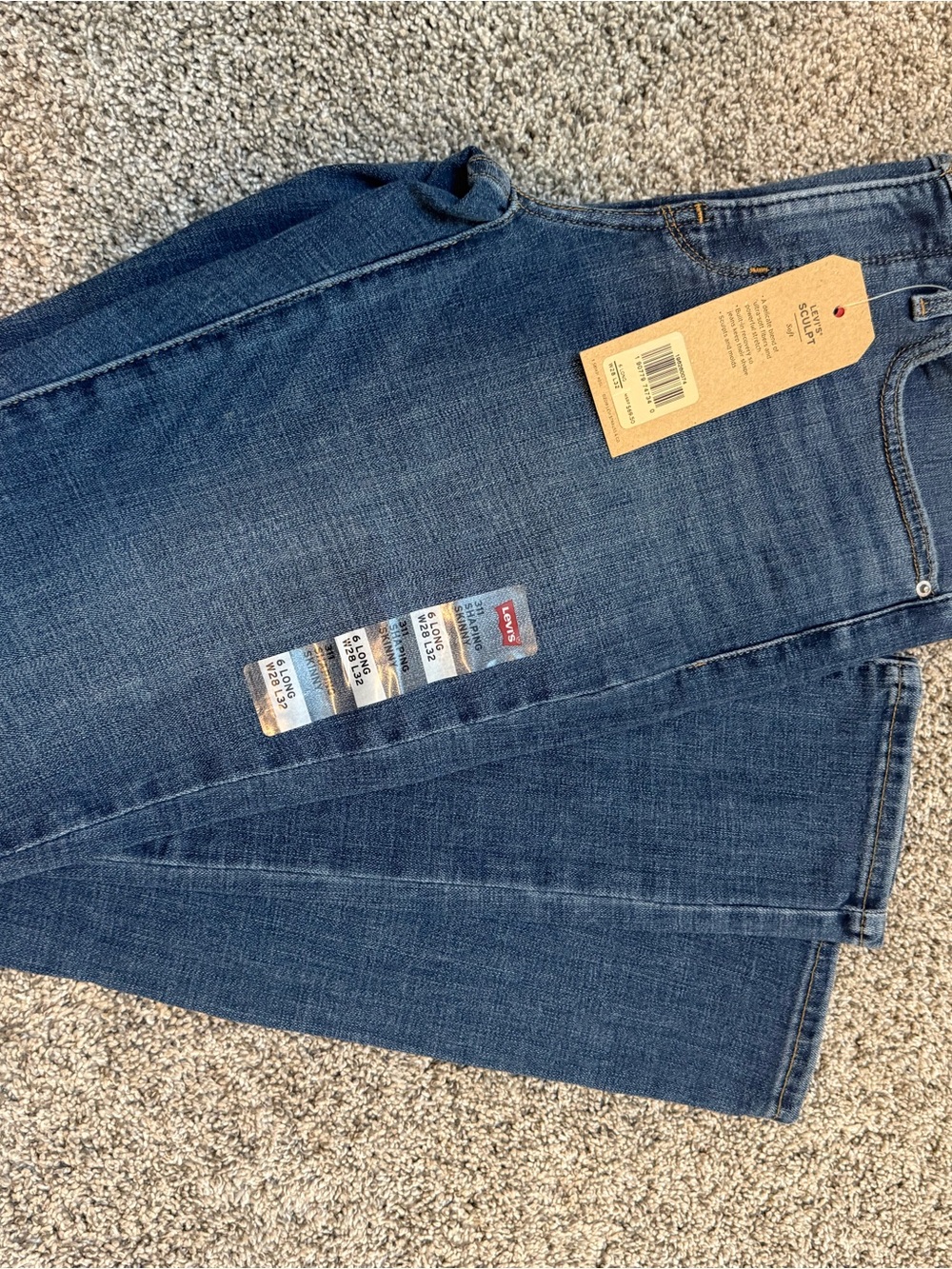 Levi's Blue Denim Jeans